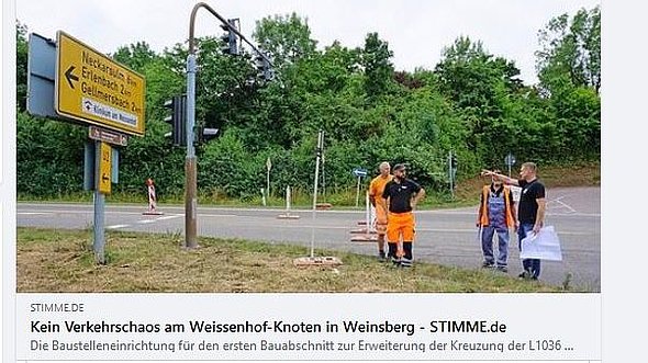 Kein Verkehrschaos am Weissenhof